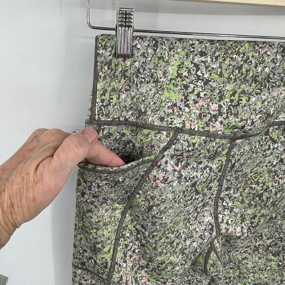 Sweaty Betty Green Alert Pebble The Super Sculpt Full Length Leggings Medium - Picture 5 of 7